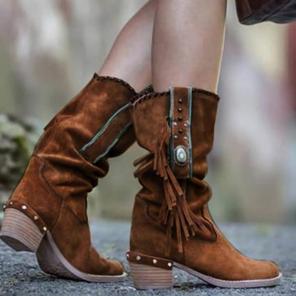 Wendy – Damenstiefeletten mit quadratischem Absatz