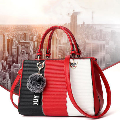 Patricia – Damen-Handtasche mit Haarballen-Ornamenten