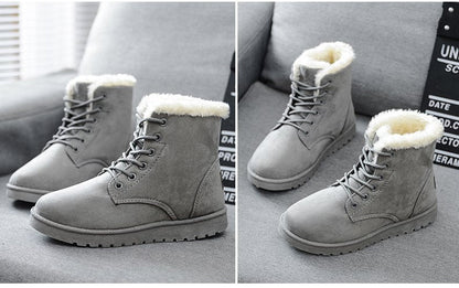 Karen – Winterstiefeletten mit Warmem Plüschfutter