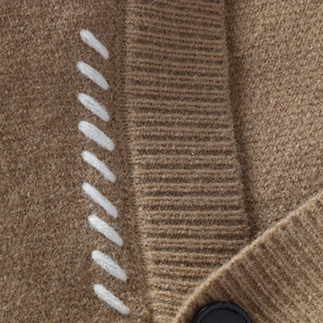Herren Strickcardigan – Klassischer Knopfverschluss & Moderner Stil für Alltag und Büro