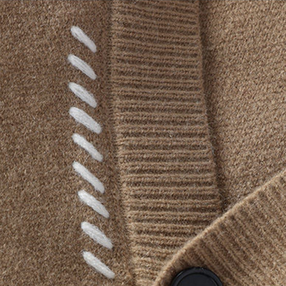 Herren Strickcardigan – Klassischer Knopfverschluss & Moderner Stil für Alltag und Büro