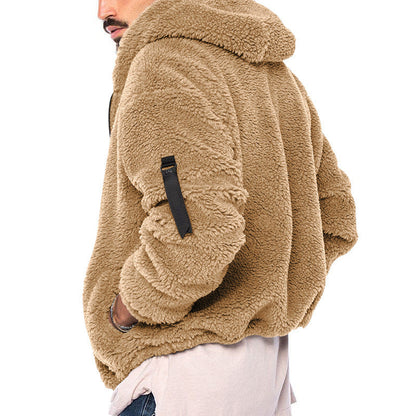 Leon – Herren-Fleecejacke mit Kapuze für Herbst und Winter