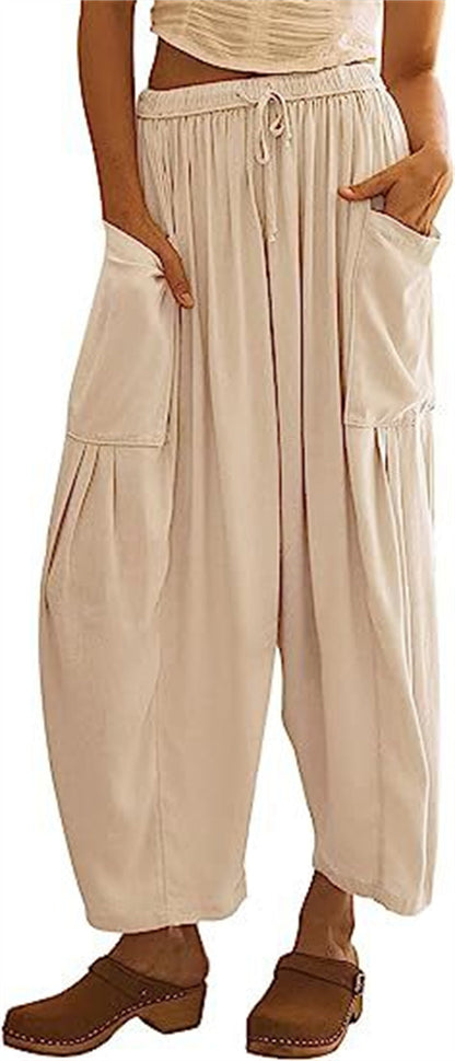 Marion – Weite Sommerhose mit Elastischem Bund