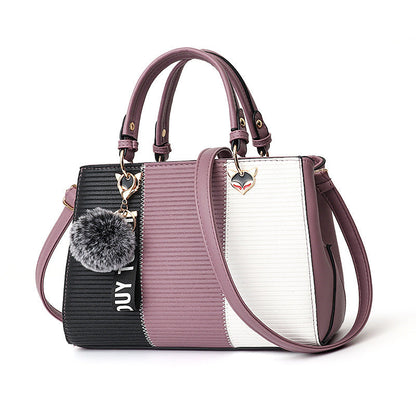 Patricia – Damen-Handtasche mit Haarballen-Ornamenten