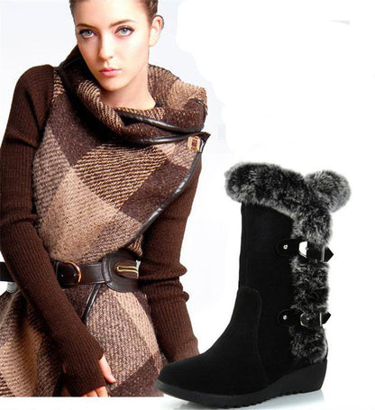 Betty – Schneestiefel mit Kunstpelz für Damen