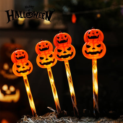 Halloween Deko LED Geister Lichterkette – Lustige Outdoor Partybeleuchtung für Halloween