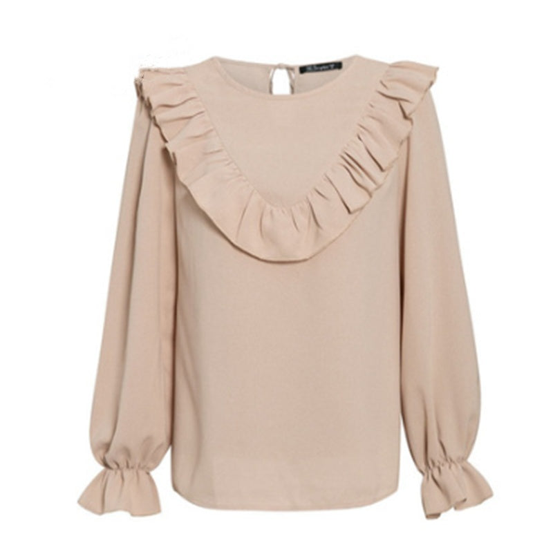 Jacqueline – Langarm-Bluse in Rosa