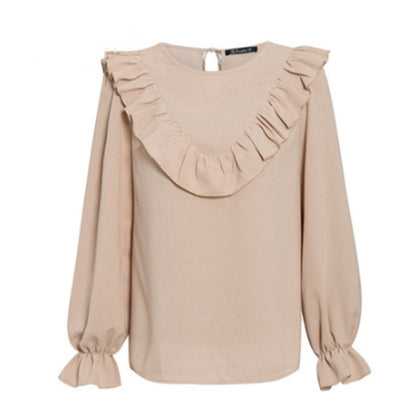 Jacqueline – Langarm-Bluse in Rosa