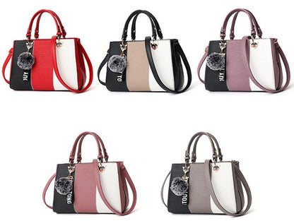 Patricia – Damen-Handtasche mit Haarballen-Ornamenten