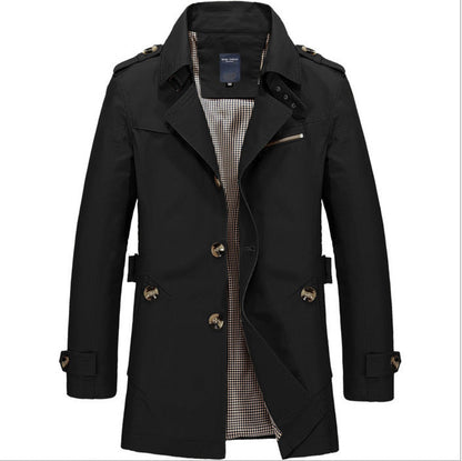 Calvin – Langer Herrenwindbreaker