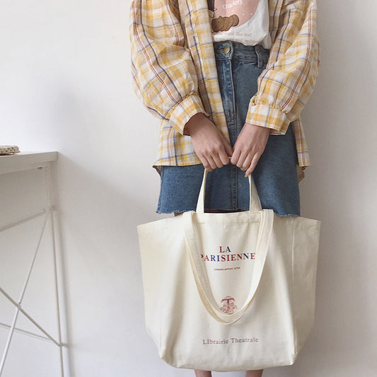 Rose – Japanische Canvas-Tasche für Damen