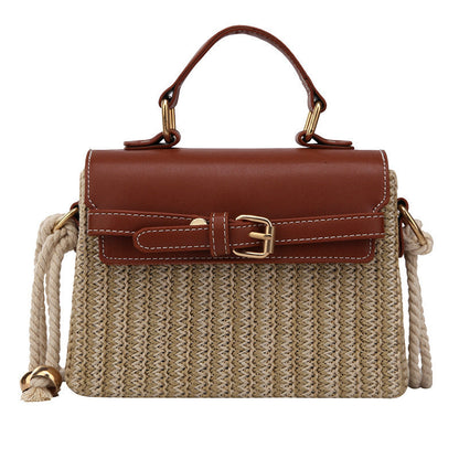 Vanessa – Modische Rattan Damenhandtasche aus Weidengeflecht