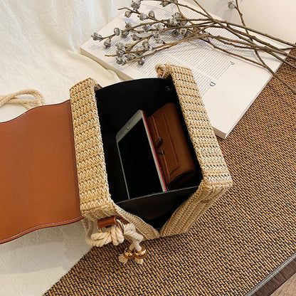 Vanessa – Modische Rattan Damenhandtasche aus Weidengeflecht