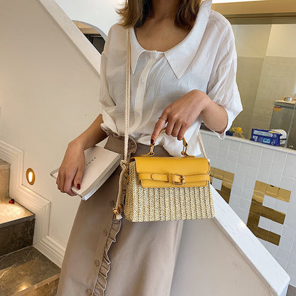 Vanessa – Modische Rattan Damenhandtasche aus Weidengeflecht