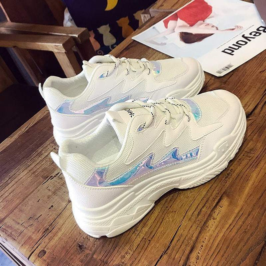 Christina – Damen-Sneaker aus weißem Canvas