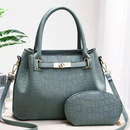 Abigail – Große Kapazität Damen Schultertasche aus Veganem Leder