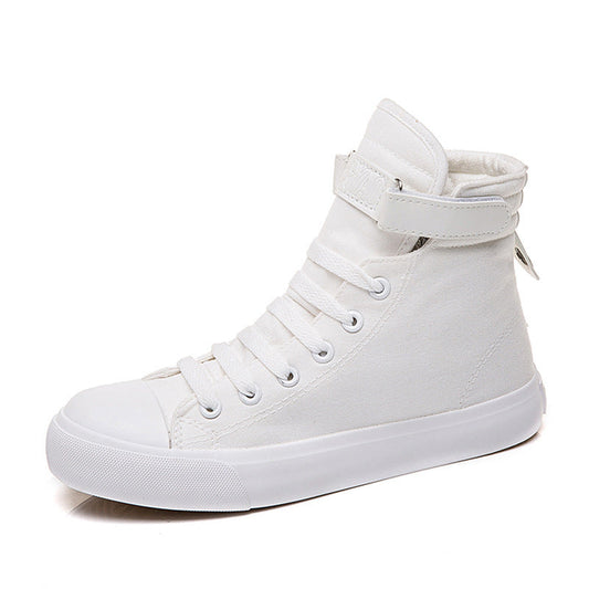 Holly – Damen High-Top Canvas-Schuhe mit Klettverschluss