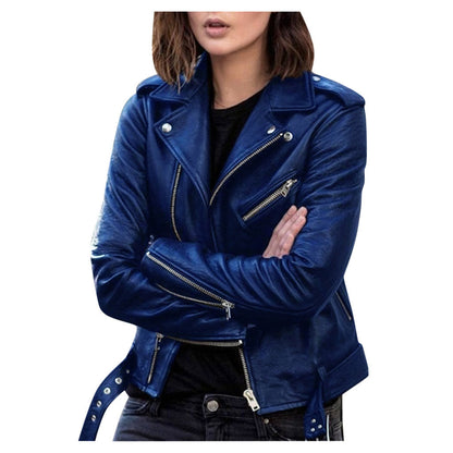 Jack – Kurz geschnittener Herren-Lederjacke mit Reißverschluss