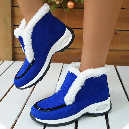 Caroline – Luftgepolsterte Schneestiefel mit Leopardenmuster