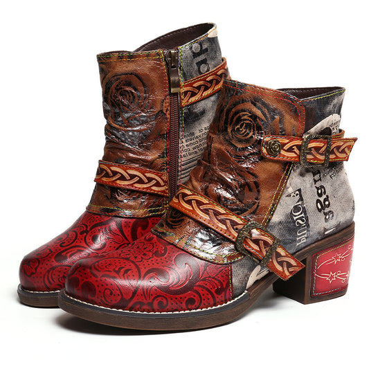 Donna – Schlangenleder Damenstiefel