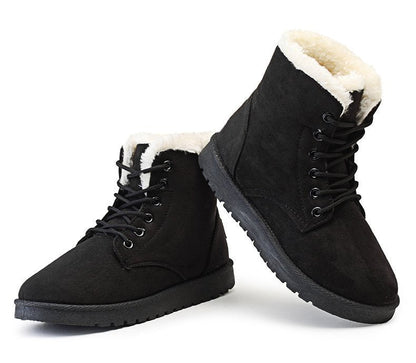 Karen – Winterstiefeletten mit Warmem Plüschfutter