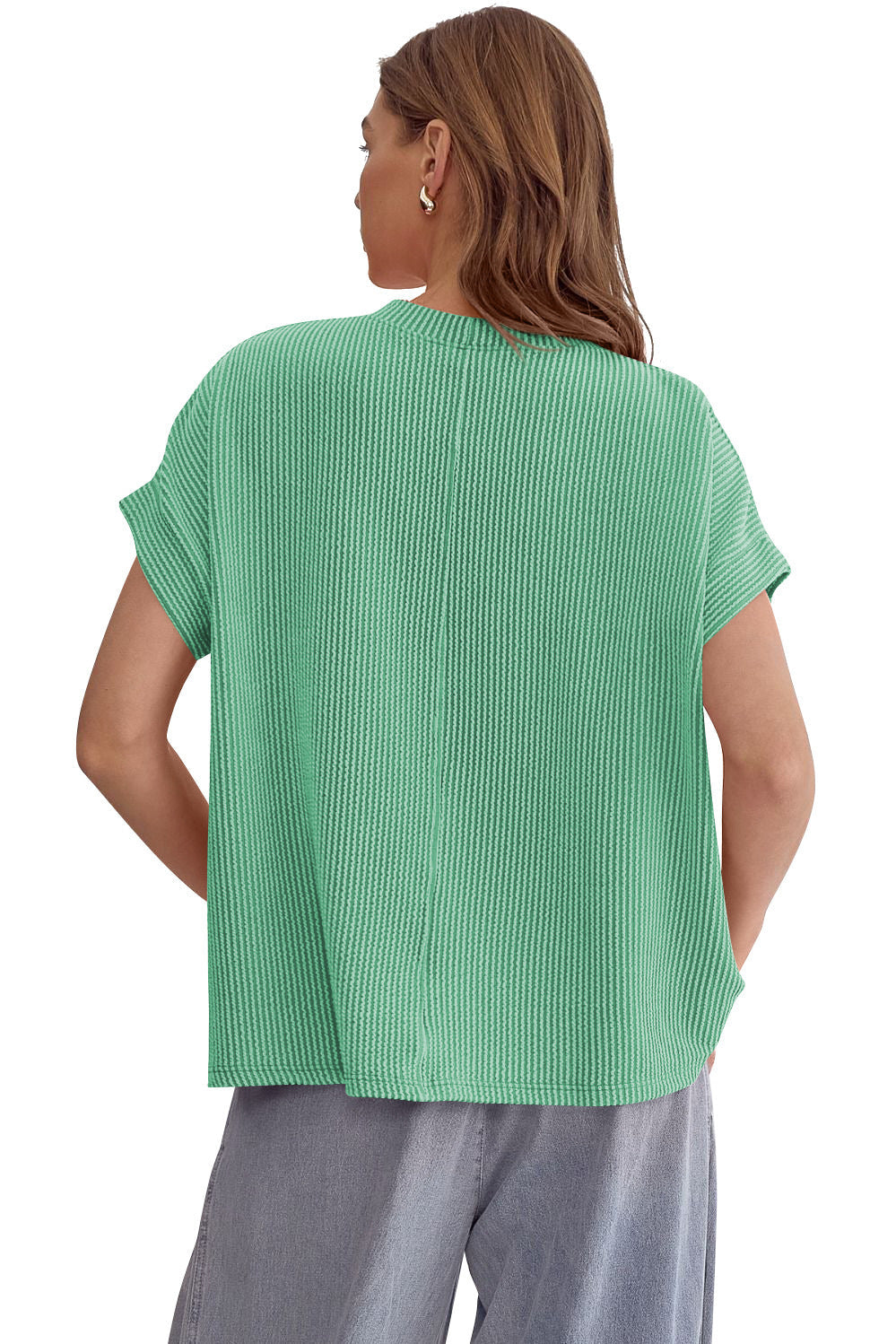 Tracy – Gestreiftes Batwing-Kurzarmshirt für Damen