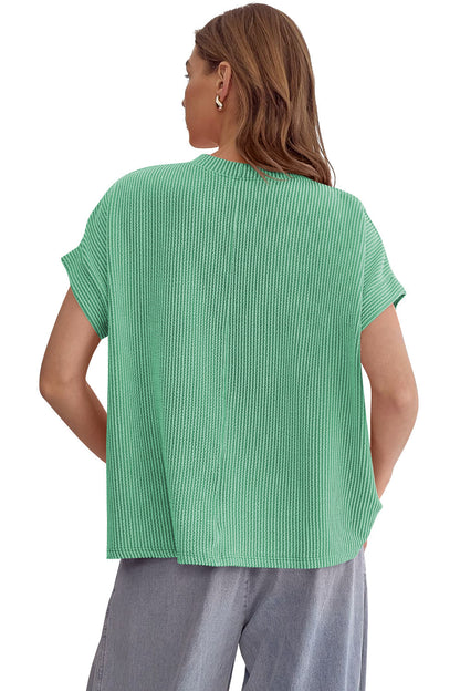 Tracy – Gestreiftes Batwing-Kurzarmshirt für Damen