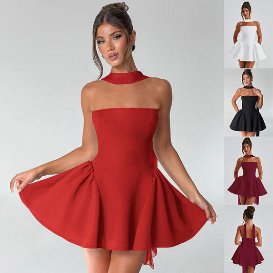 Andrea – Sexy Tube Top Kleid mit Reißverschluss