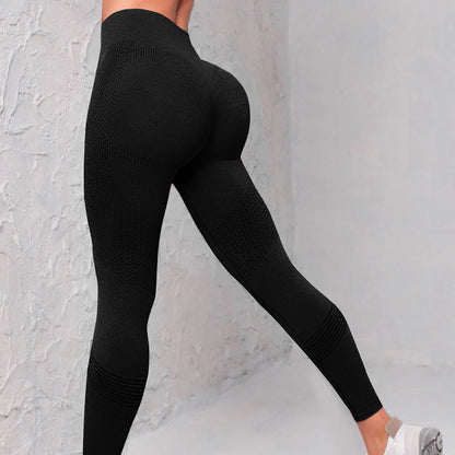 Helen – Nahtlose Hochbund-Yoga-Leggings mit Punktmuster