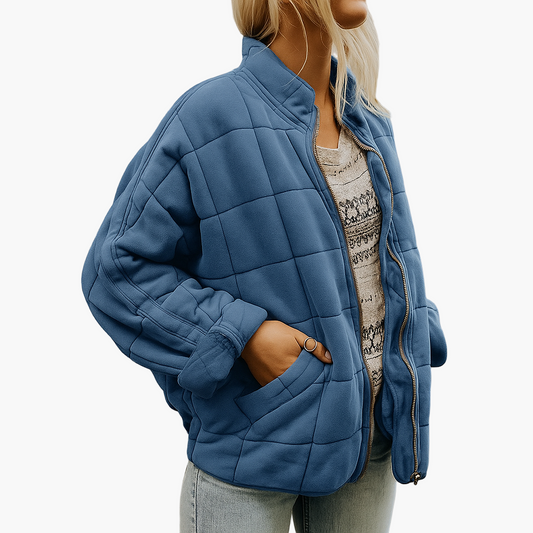 Damen Steppjacke im modernen Oversize-Look für Herbst und Winter – Komfort & Stil für jeden Tag