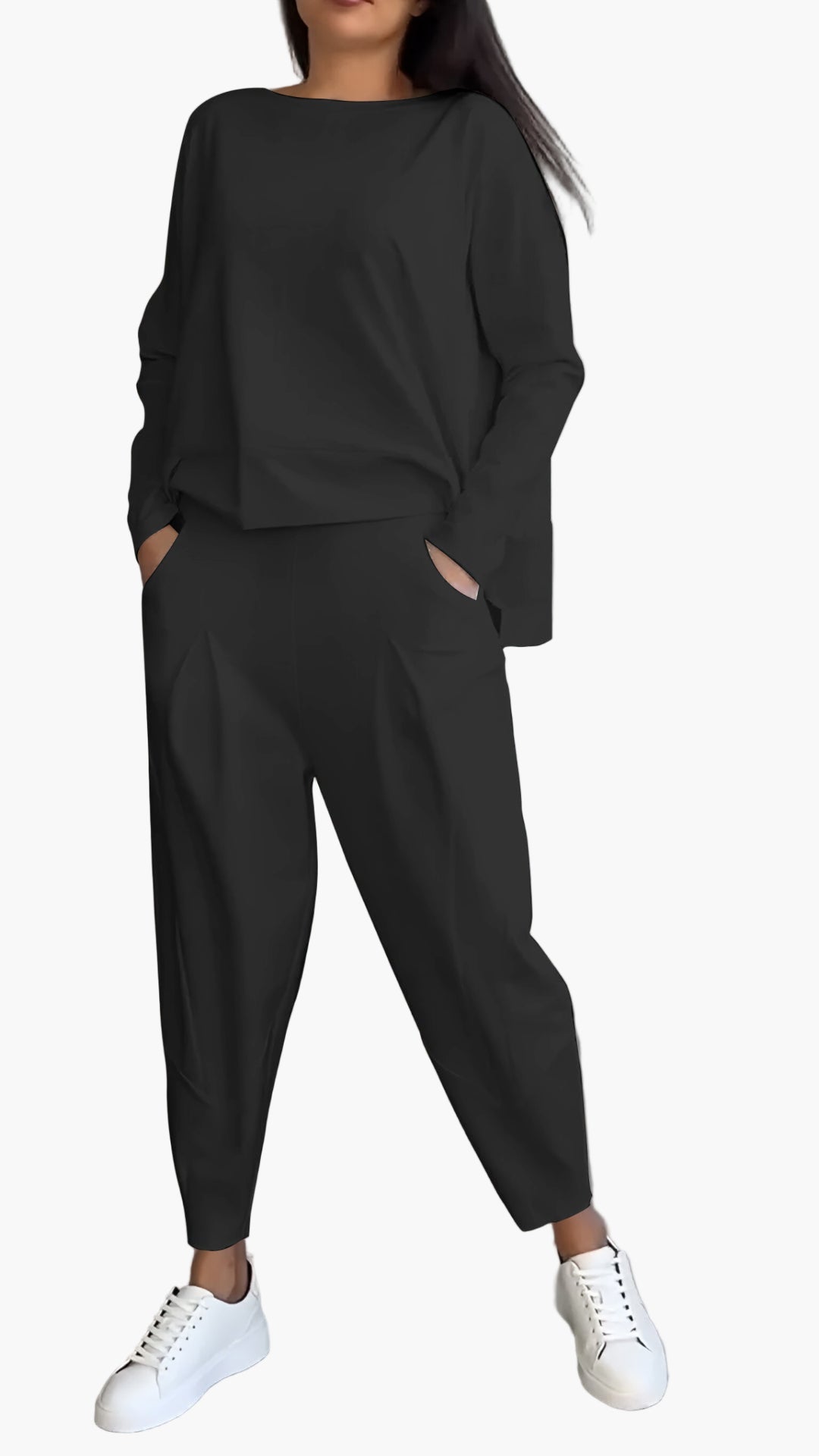 Damen Zweiteiliges Cozy Freizeitset – Bequemer Loungewear-Anzug für Alltag & Entspannung