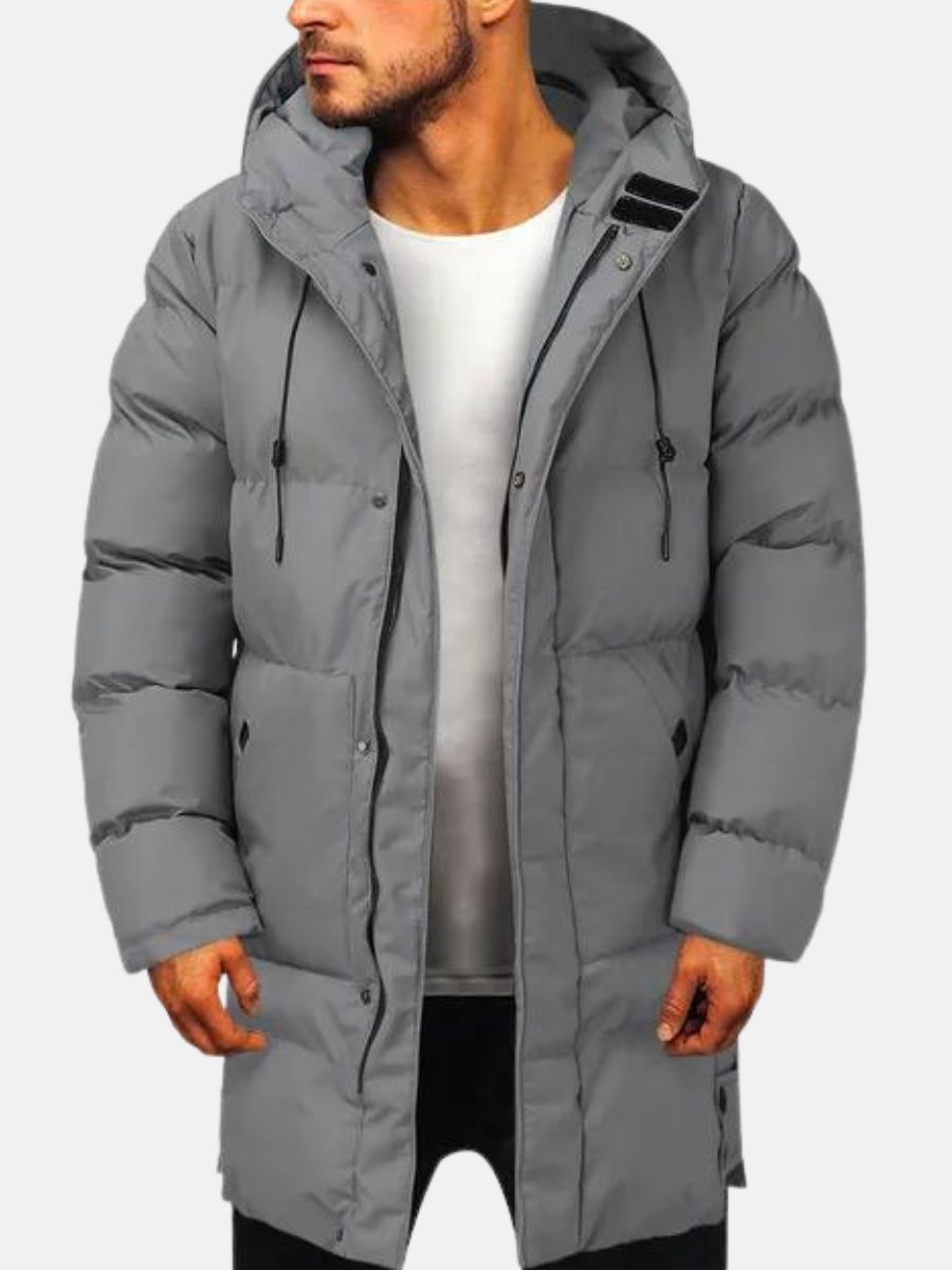 Herren Winter Parka Jacke – Warme Outdoor Daunenstil Mantel, Lässiger Komfort für kalte Tage