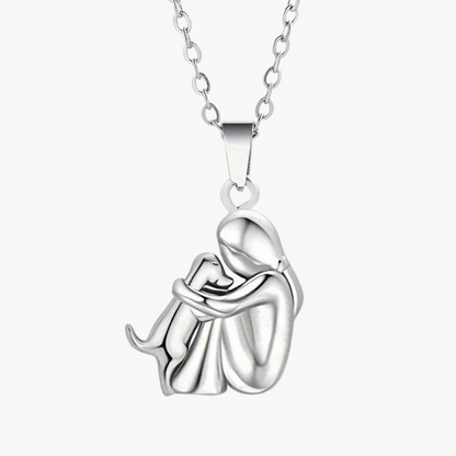 Damen Halskette mit Hund-Anhänger – Symbol für Freundschaft und Liebe, elegantes Geschenk für Hundeliebhaberinnen