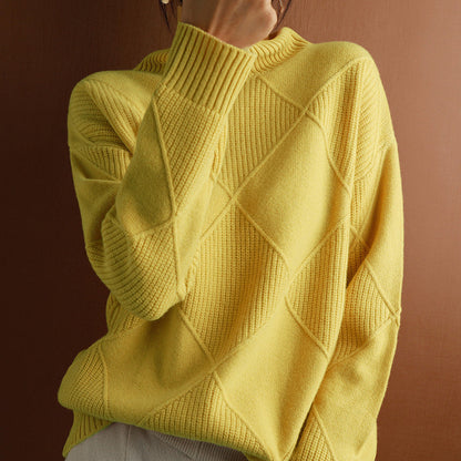 Linda – Langärmeliger Damenpullover für Herbst und Winter