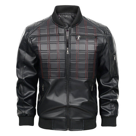 Kenneth – Herrenjacke aus veganem Leder für Frühling und Herbst