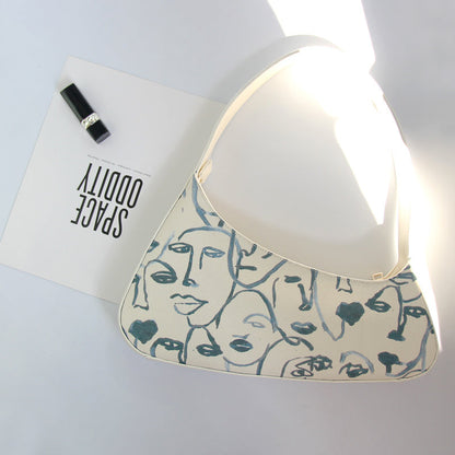 Lynda – Vintage Schultertaschen aus Segeltuch