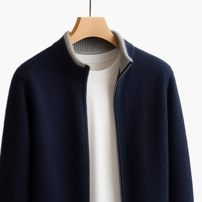 Herren Strickjacke mit Reißverschluss – Moderner Komfort und Stil für Alltag und Freizeit