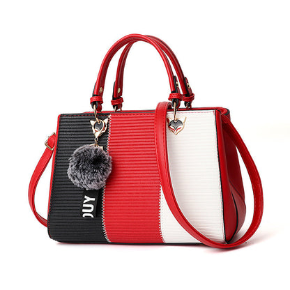 Patricia – Damen-Handtasche mit Haarballen-Ornamenten
