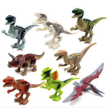 Kinder Dinosaurier Bausteine Figuren Set – Lernspielzeug und Sammelfiguren