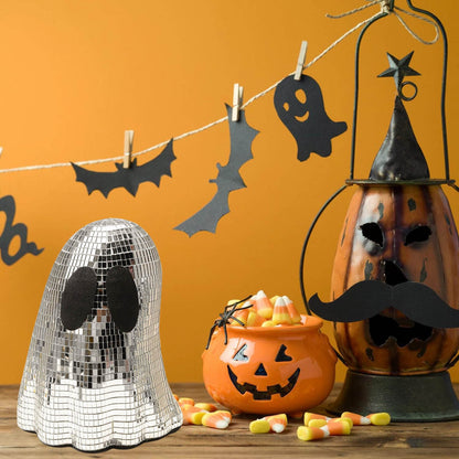 Halloween Deko Geister – Spiegelmosaik Figuren für gruselige Partys & Zuhause