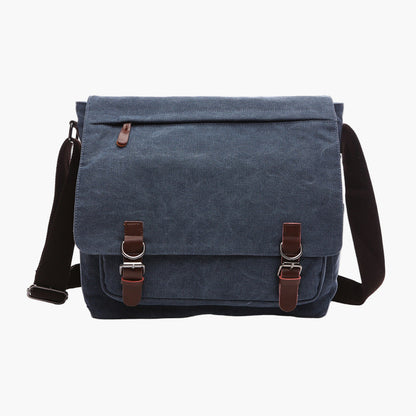 Herren Umhängetasche Canvas Messenger Bag – Stilvolle Schultertasche für Alltag, Arbeit & Freizeit