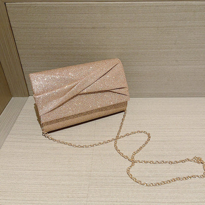 Megan – Goldene Mode Umschlag Clutch