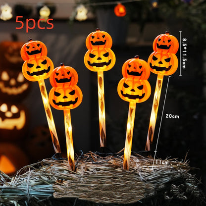 Halloween Deko LED Geister Lichterkette – Lustige Outdoor Partybeleuchtung für Halloween