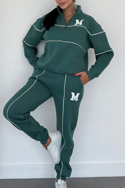 Jade – Lässiges Damen-Sweatshirt-Set mit Taschen