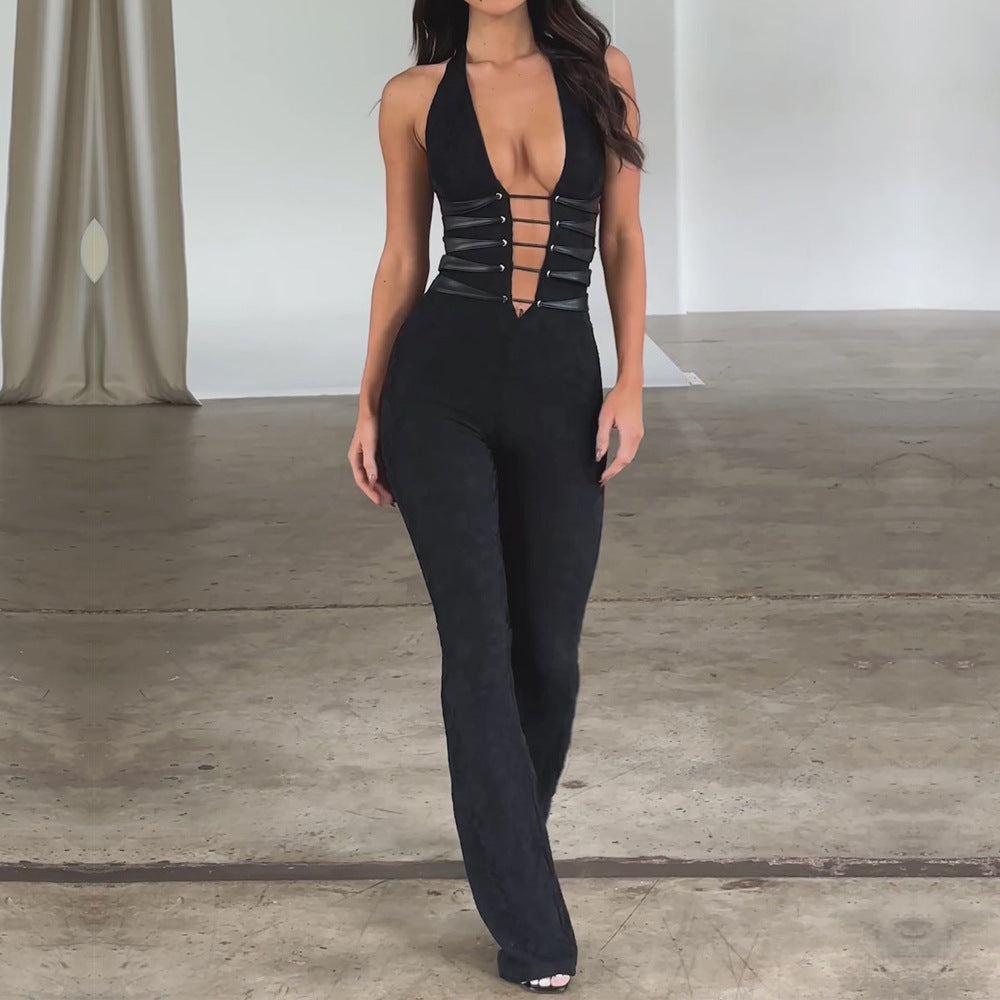 Dawn – Spitzen-Schlank-Halter-Jumpsuit für Damen