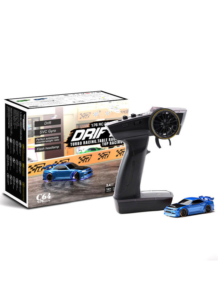 1:76 RC Drift Auto C64 für Jungen – Turbo Racing, Tischrennen, Top Rennspaß