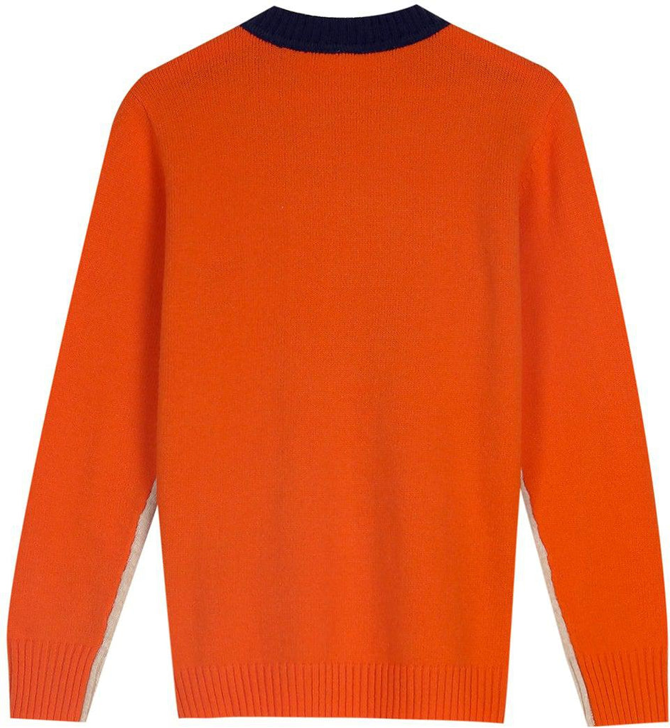 Damen Pullover mit grafischem Color-Block-Design und modernem Schnitt – Perfekt für urbane Looks
