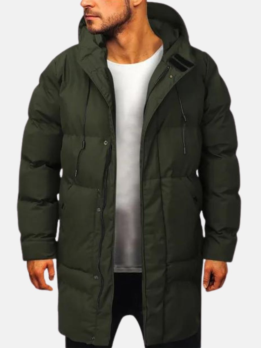 Herren Winter Parka Jacke – Warme Outdoor Daunenstil Mantel, Lässiger Komfort für kalte Tage