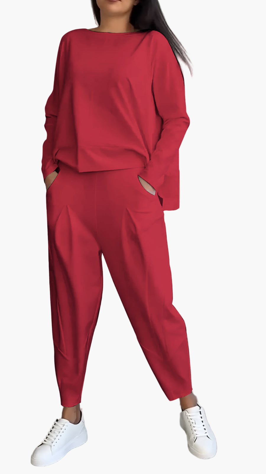 Damen Zweiteiliges Cozy Freizeitset – Bequemer Loungewear-Anzug für Alltag & Entspannung