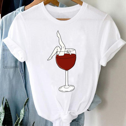 Miranda – Bedrucktes Damen-Shirt mit Kurzarm